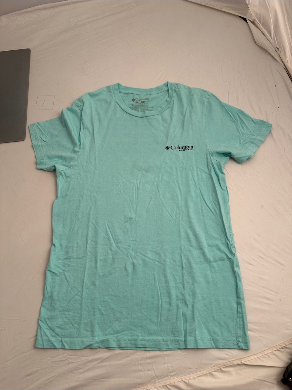 Columbia PFG aqua and black short sleeve t-shirt - Picture 2 of 7